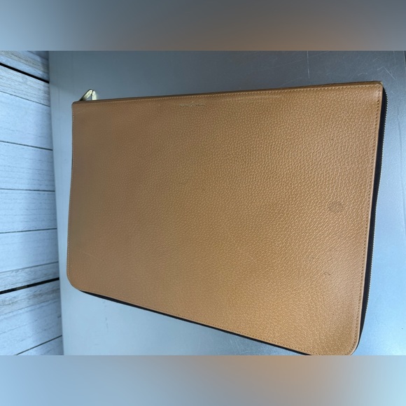 Vintage Aspinal of London Brown Leather Document File Folder Full Zip - Picture 7 of 11